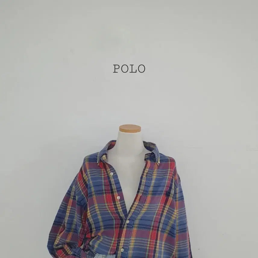 [BUNJANG] Polo Ralph Lauren Checkered Shirt / No.26030807 폴로 랄프로렌 체크 셔츠 남방
