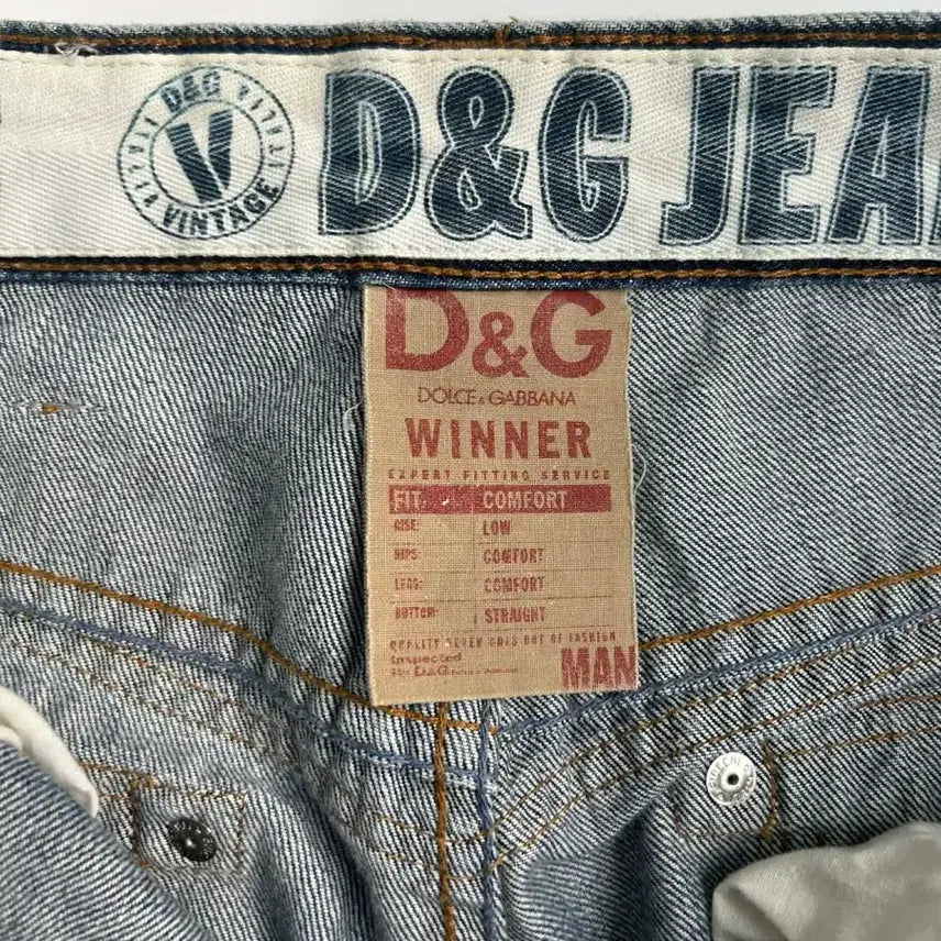 [BUNJANG] D&amp;G Dolce &amp; Gabbana Winner Denim Jeans Pants / [32] D&amp;G 돌체앤가바나 위너 스트레이츠 데님진 팬츠