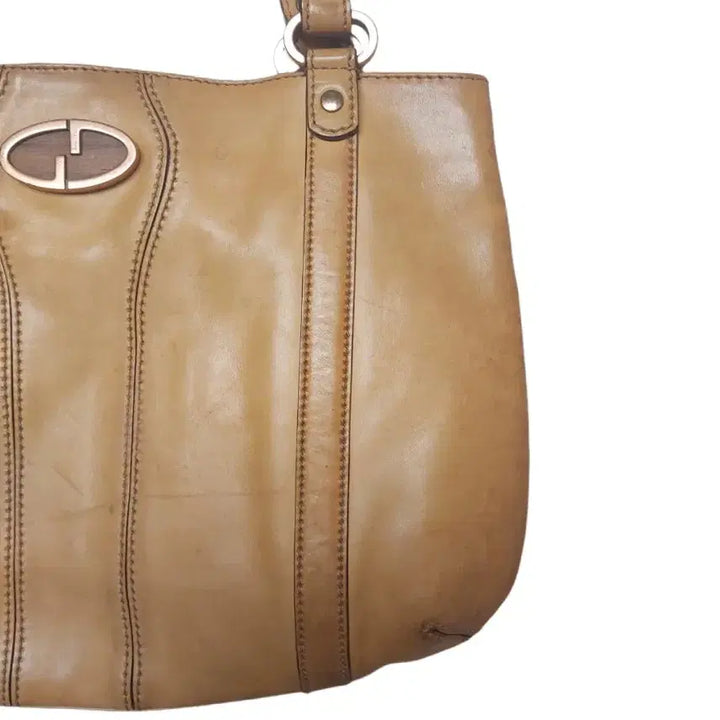 [BUNJANG] Gucci Vintage Leather Hobo Shoulder Bag / 구찌 빈티지 레더 호보 숄더백 통가죽