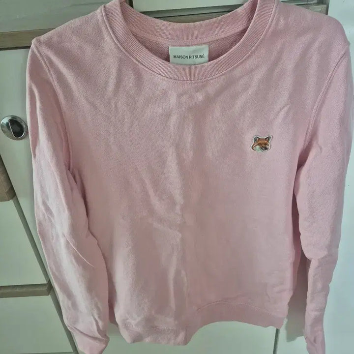 [BUNJANG] Maison Kitsune Pink Sweatshirt (S) / 메종키츠네 핑크 맨투맨 s