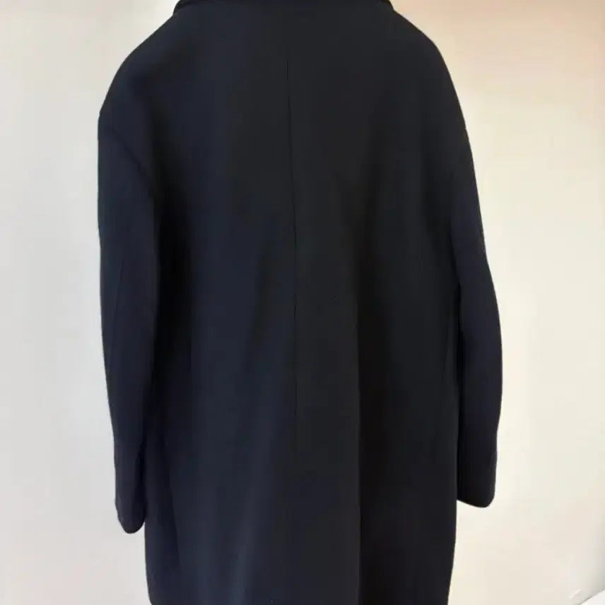 [BUNJANG] T.I For Men Navy Overfit Pea Coat (Size 105) / 티아이포맨 오버핏 네이비 피코트 105