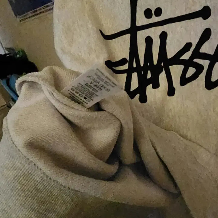 [BUNJANG] Stussy Heavy Fleece Hoodie (Black) / 스투시 헤비쭈리원단  후드 티셔츠 새상품