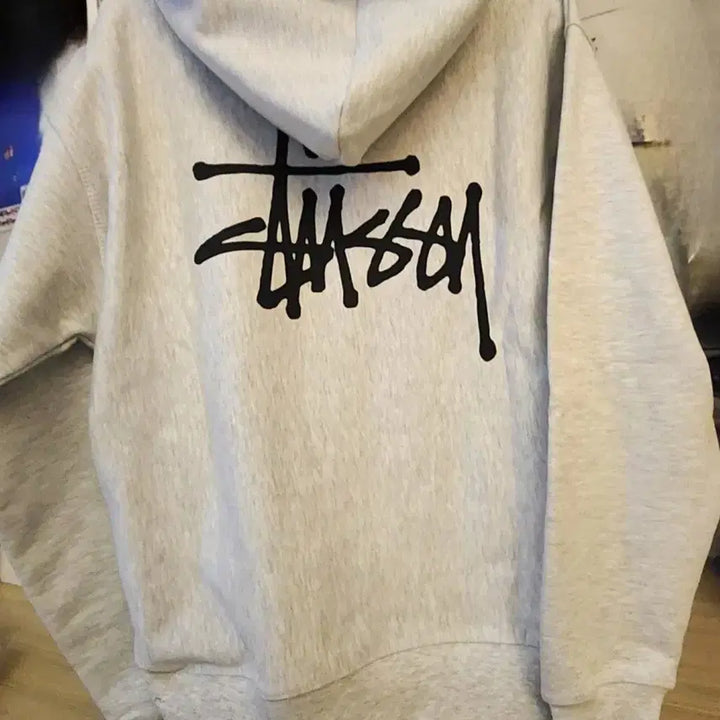 [BUNJANG] Stussy Heavy Fleece Hoodie (Black) / 스투시 헤비쭈리원단  후드 티셔츠 새상품