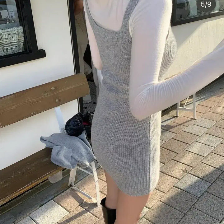 [BUNJANG] Sober Shop Cozy Knit Dress / 소버샵 코지 니트 원피스 택새상품