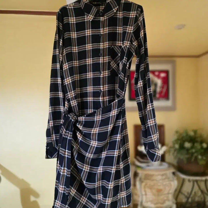 [BUNJANG] Sanctuary Checkered Shirt Dress / Sanctuary 브랜드의 체크 셔츠 원피스