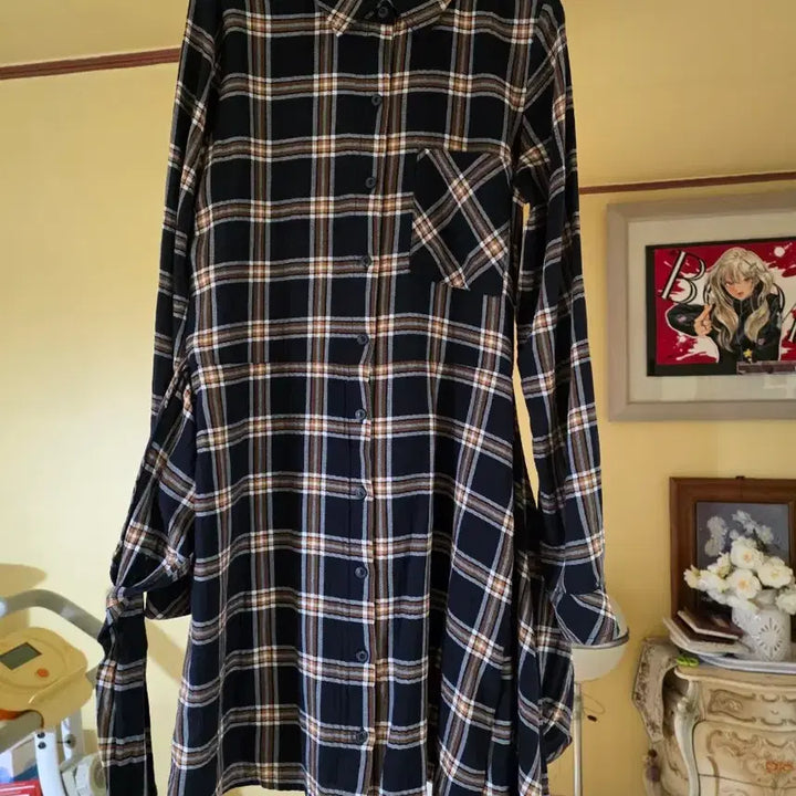 [BUNJANG] Sanctuary Checkered Shirt Dress / Sanctuary 브랜드의 체크 셔츠 원피스