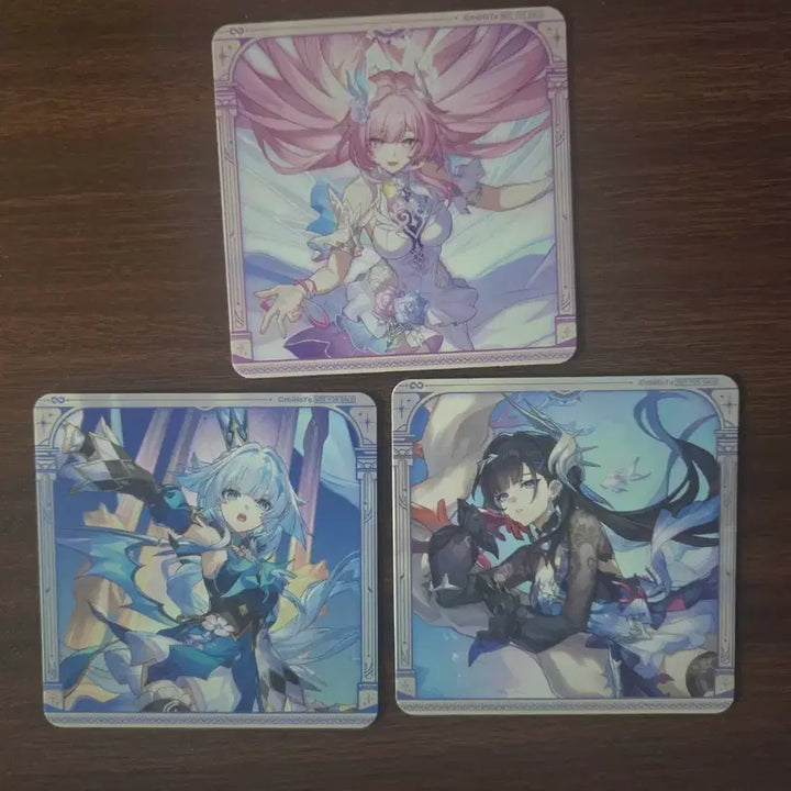 [BUNJANG] Honkai Star Rail Khelrene Hisilence Keridra Kigo Coaster Bundle Set / 붕괴 스타레일 키레네 히실렌스 케리드라 기고 코스터 판매합니다