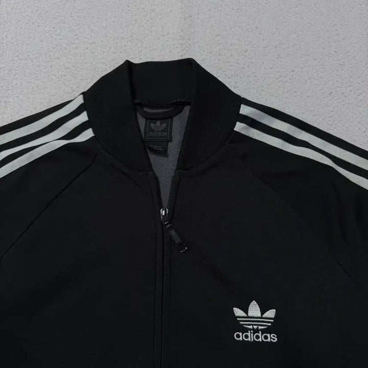 [BUNJANG] Adidas Black Jersey Zip-up / 아디다스 져지 집업 블랙 검정