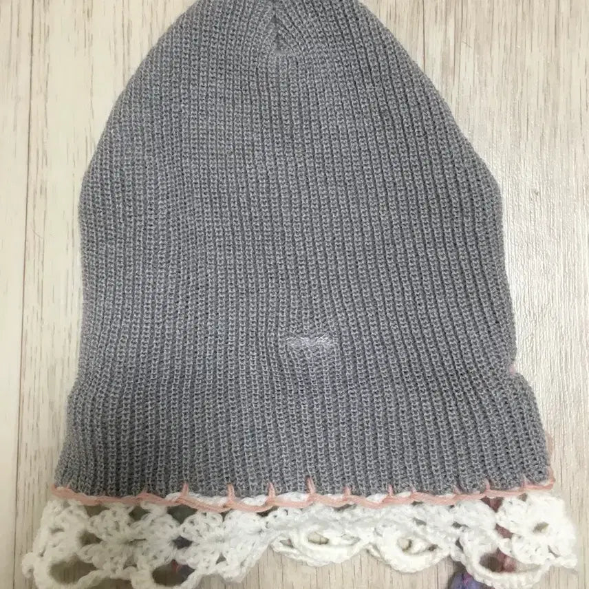 [BUNJANG] SHEEP Handmade Lace Embellished Beanie / 일본하라주쿠SHEEP핸드메이드 비니
