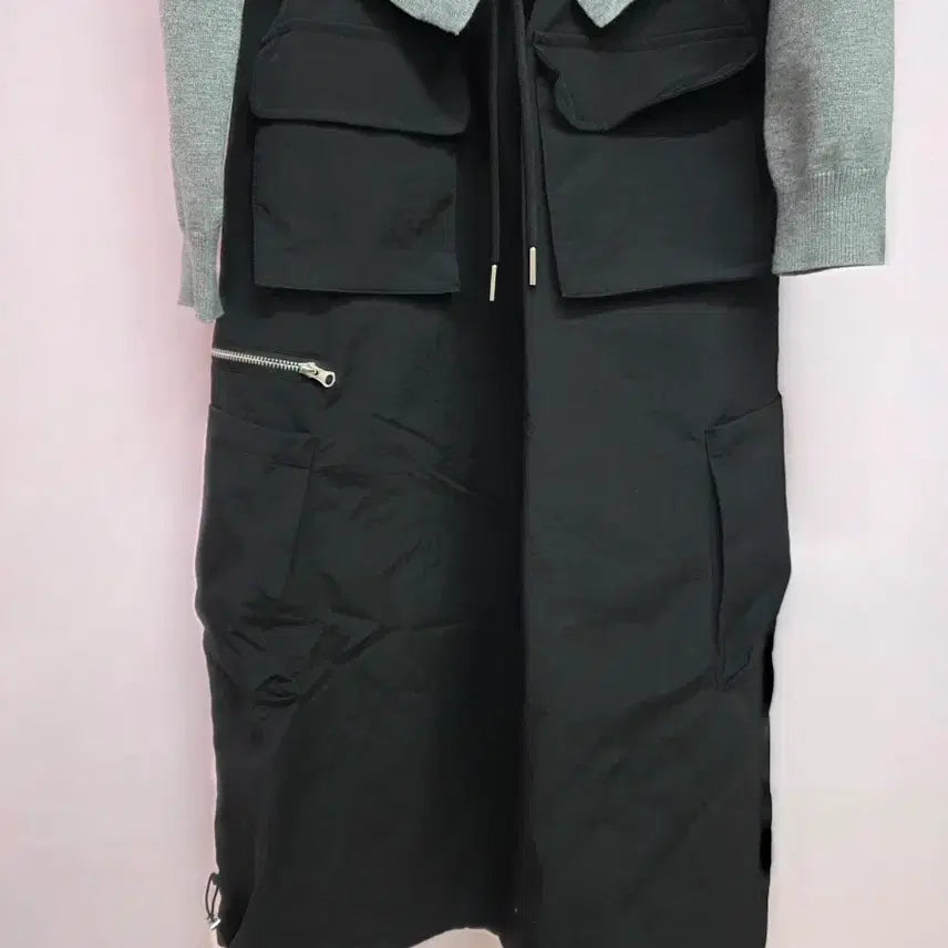 [BUNJANG] BE Black Cargo Long Skirt / 블랙 카고 롱 스커트