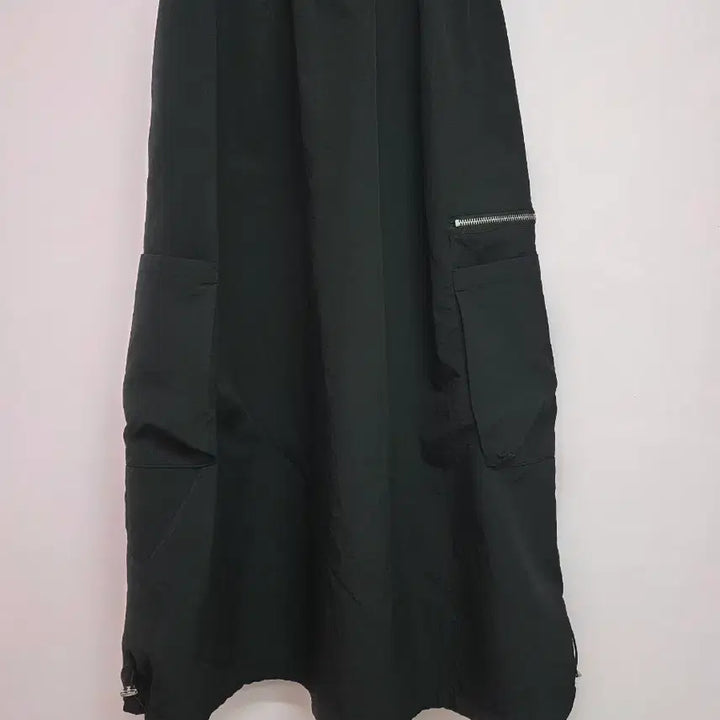 [BUNJANG] BE Black Cargo Long Skirt / 블랙 카고 롱 스커트