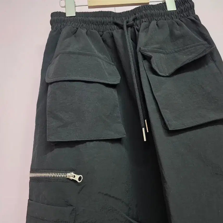 [BUNJANG] BE Black Cargo Long Skirt / 블랙 카고 롱 스커트