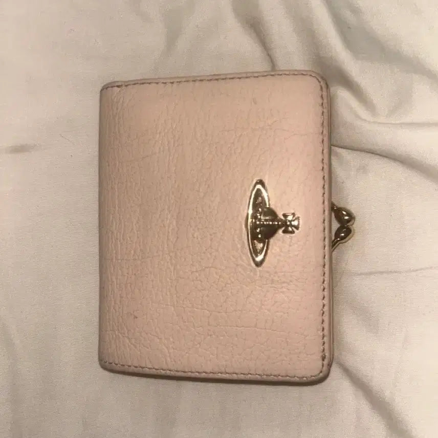 [BUNJANG] Vivienne Westwood Genuine Light Pink Bifold Wallet / 비비안 웨스트우드 정품 연핑크 반지갑 상태좋음