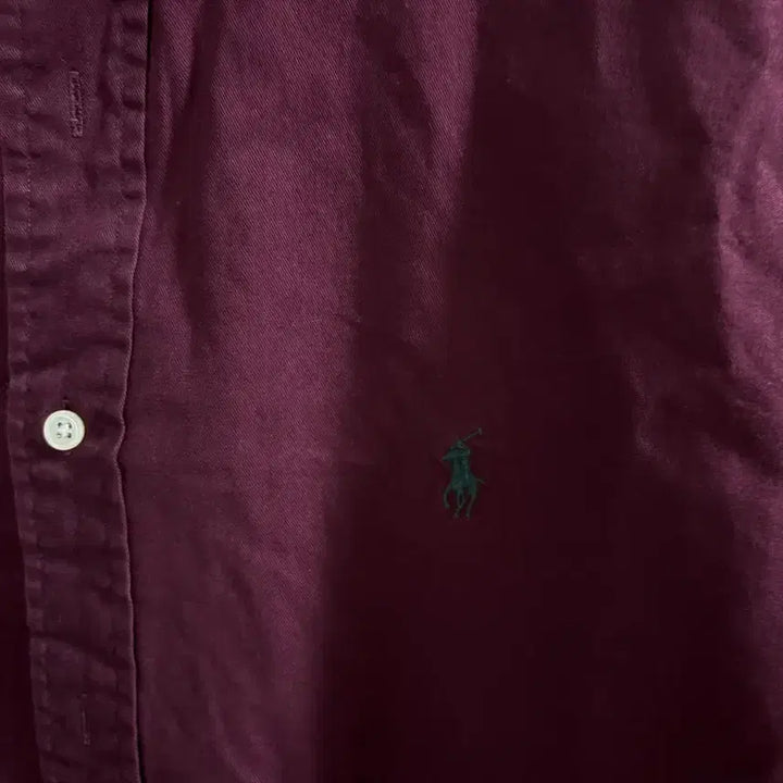[BUNJANG] Polo Burgundy Shirt / 폴로셔츠