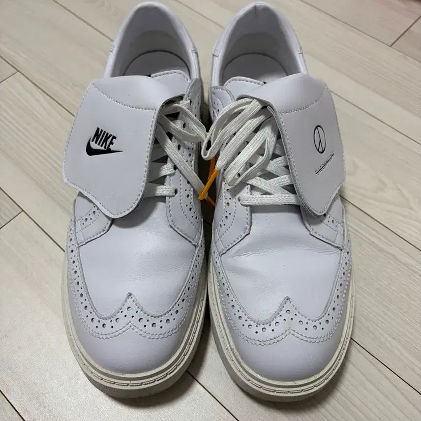 [BUNJANG] Nike Peaceminusone Kwondo 1 White Sneakers / 나이키 피스마이너스원 권도1 (DH2482-100) 화이트 265