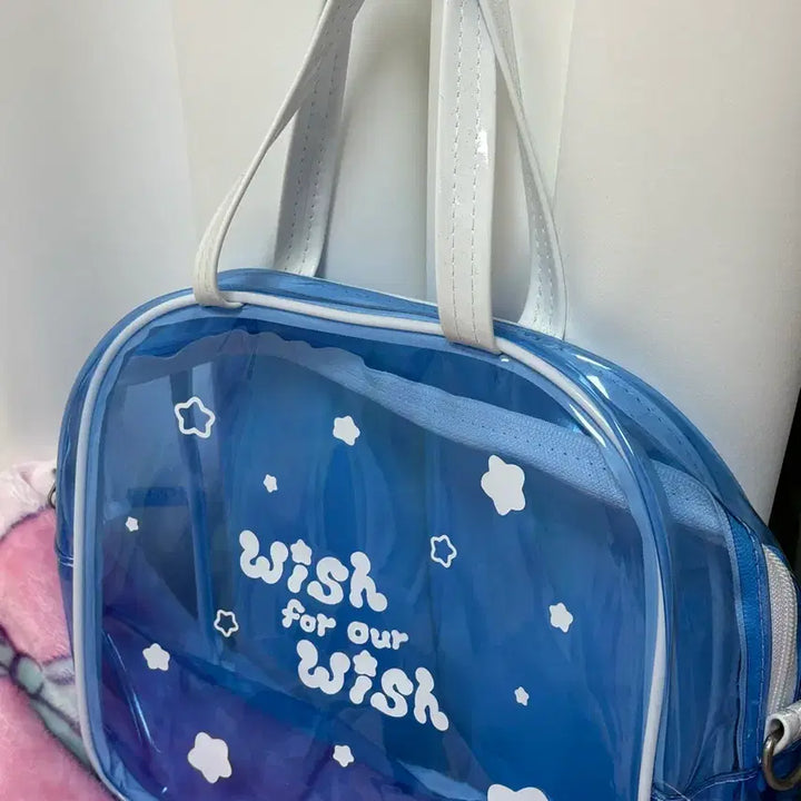 [BUNJANG] NCT WISH Unofficial PVC Transparent Pouch Bag / 엔시티위시 비공굿 PVC투명파우치 가방 양도해요