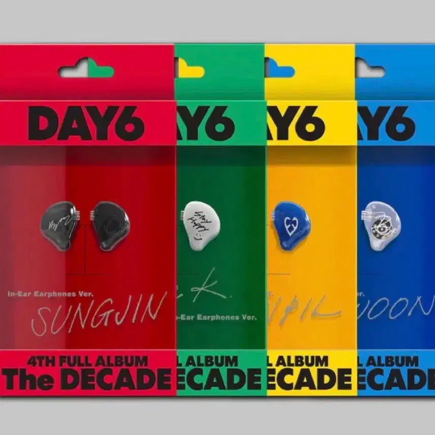 [BUNJANG] Day6 Dowoon The DECADE In-Ear Earphones / 도운~~!!데이식스 앨범 The DECADE 인이어 이어폰 랜덤 데케이드