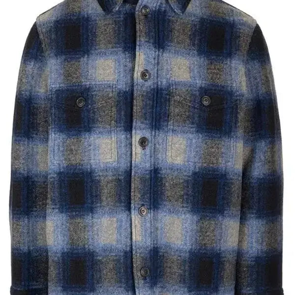 [BUNJANG] Isabel Marant Check Pocket Wool Shirt / 이자벨마랑 체크 포켓 울 셔츠