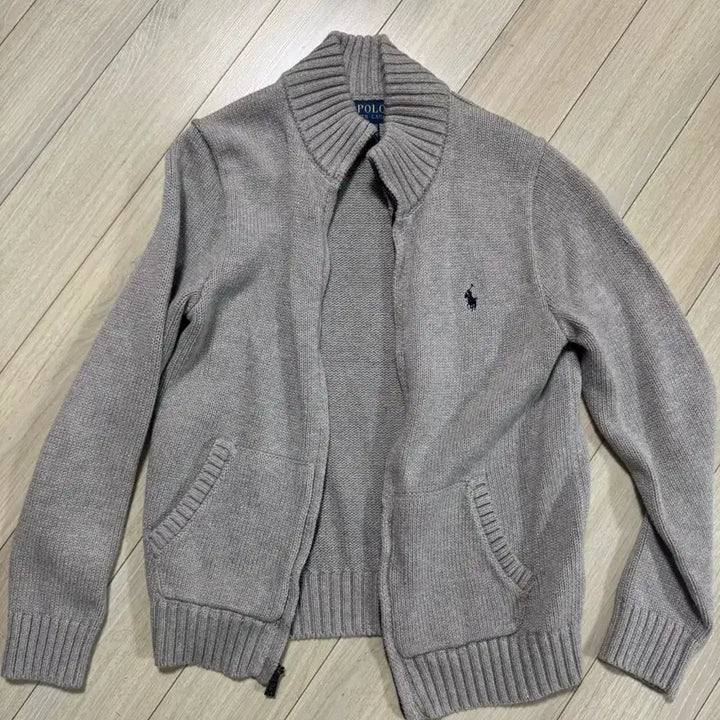 [BUNJANG] Polo Boys Knit Zip-up / 폴로 니트 집업 (보이즈)