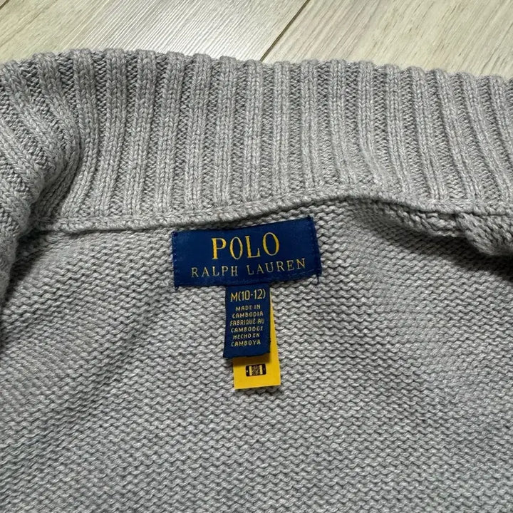 [BUNJANG] Polo Boys Knit Zip-up / 폴로 니트 집업 (보이즈)