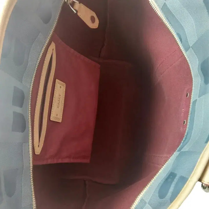 [BUNJANG] Bally B-Logo Pattern Shoulder Bag / [정품] 발리 B로고 패턴 캔버스 숄더백 블루