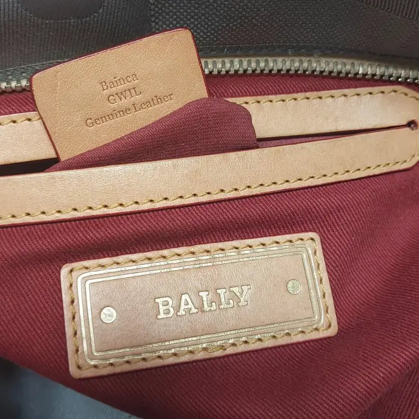 [BUNJANG] Bally B-Logo Pattern Shoulder Bag / [정품] 발리 B로고 패턴 캔버스 숄더백 블루