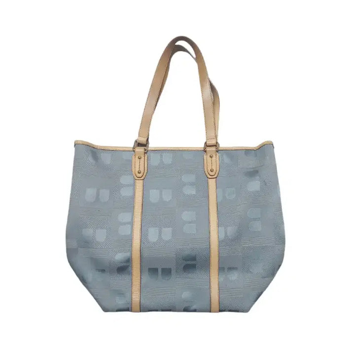[BUNJANG] Bally B-Logo Pattern Shoulder Bag / [정품] 발리 B로고 패턴 캔버스 숄더백 블루