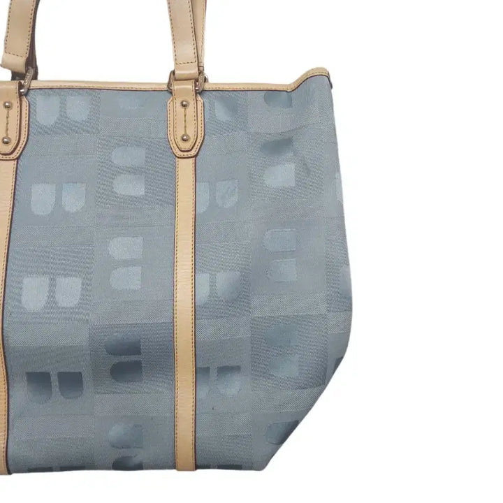 [BUNJANG] Bally B-Logo Pattern Shoulder Bag / [정품] 발리 B로고 패턴 캔버스 숄더백 블루