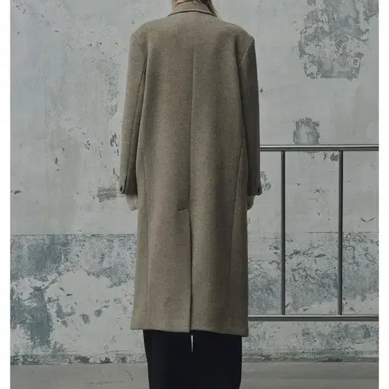 [BUNJANG] Fromwhere Oversized Coat Beige / 프롬웨얼 코트 새상품