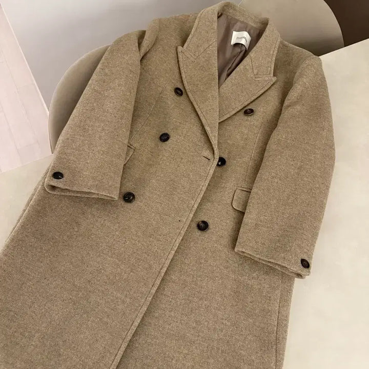 [BUNJANG] Fromwhere Oversized Coat Beige / 프롬웨얼 코트 새상품