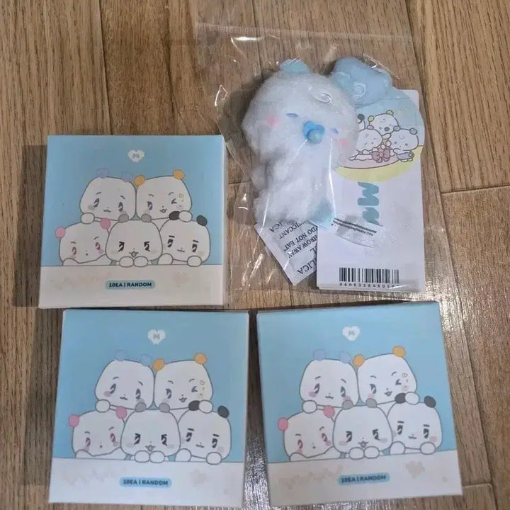 [BUNJANG] PLAVE MME Mimmu Plush Badge + Yemmu Charm Keyring / (미개봉)플레이브 베이비 므메미무 인형뱃지+몌무 참 키링 인형