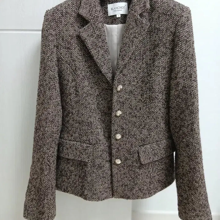 [BUNJANG] Blanchet Two-Tone Tweed Jacket (Size S) / 블랑쇼 투톤 트위드 자켓 s