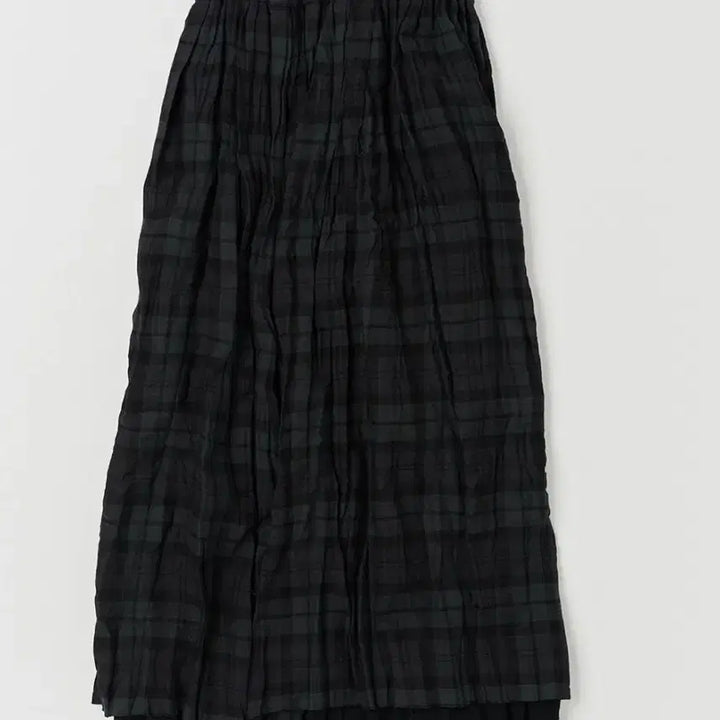 [BUNJANG] Nothing Everthing Check Pleats Reversible Skirt / 낫띵에브리띵 체크 플리츠 리버시블 스커트