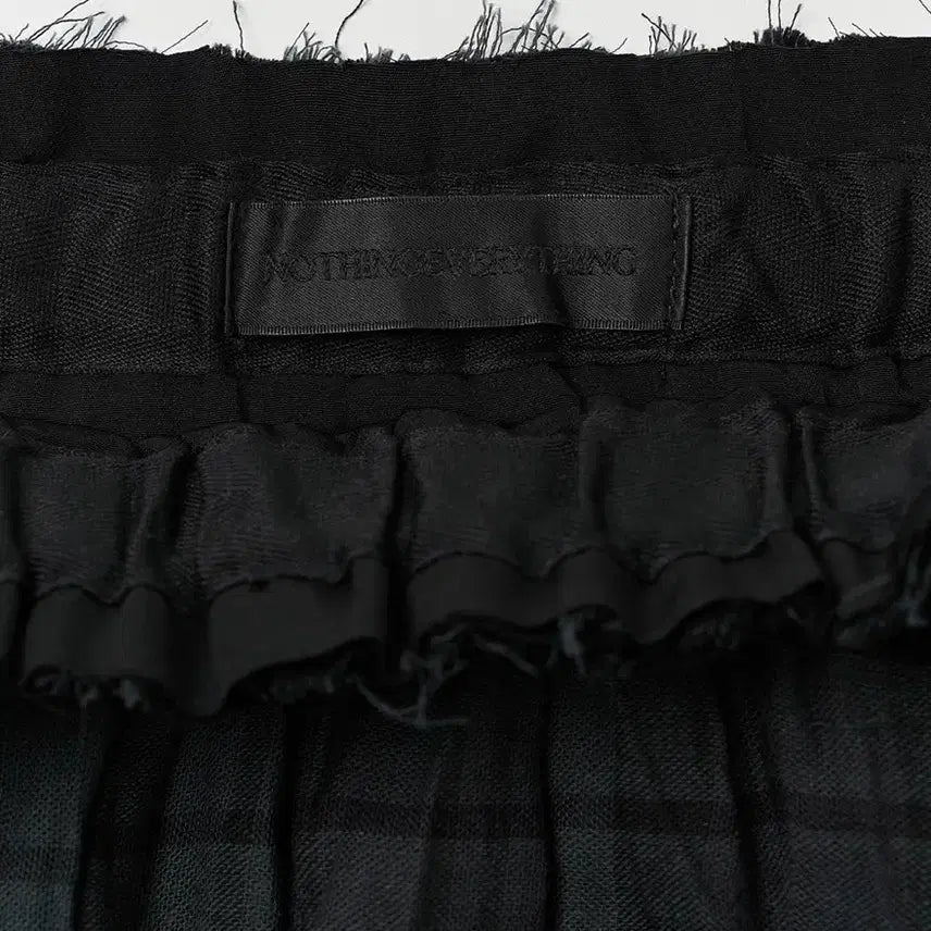 [BUNJANG] Nothing Everthing Check Pleats Reversible Skirt / 낫띵에브리띵 체크 플리츠 리버시블 스커트