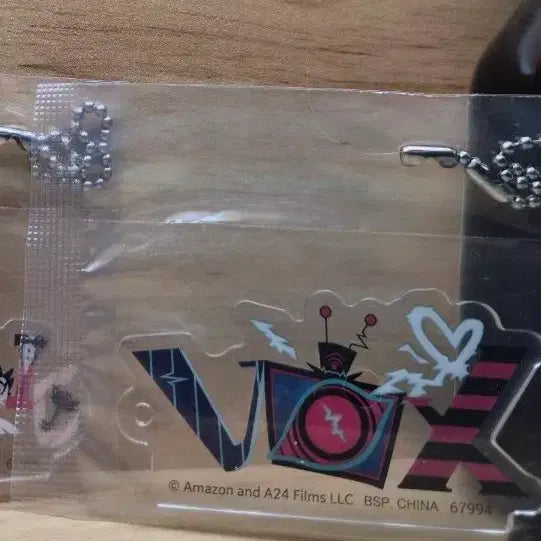 [BUNJANG] Hazbin Hotel Vox Ichiban Kuji Keyring / 급처) 해즈빈호텔 이치방쿠지 복스 이름 키링