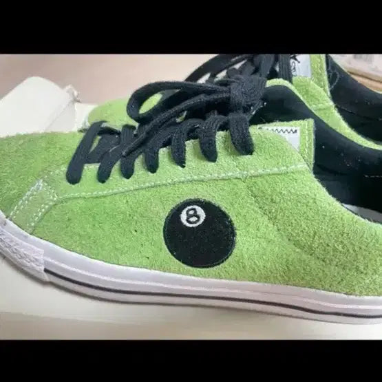 [BUNJANG] Converse Stussy One Star Pro Low 8 Ball Green Sneakers / 컨버스 스투시 원스타 프로 로우 8볼 그린 275