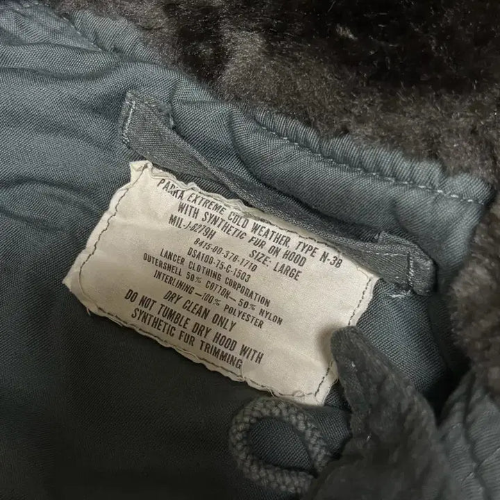 [BUNJANG] Lancer N3B Original Military Parka / 미군 N3b 랜서 오리지날