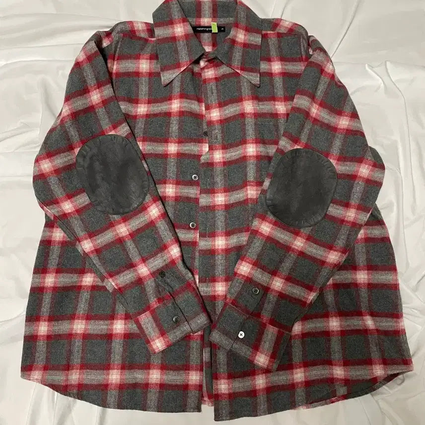 [BUNJANG] Hatchingroom 22FW Archive Flannel Red Check Shirt / 해칭룸(hatchingroom) 22FW 아카이브 셔츠 플란넬 레드 체크