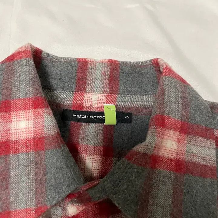 [BUNJANG] Hatchingroom 22FW Archive Flannel Red Check Shirt / 해칭룸(hatchingroom) 22FW 아카이브 셔츠 플란넬 레드 체크