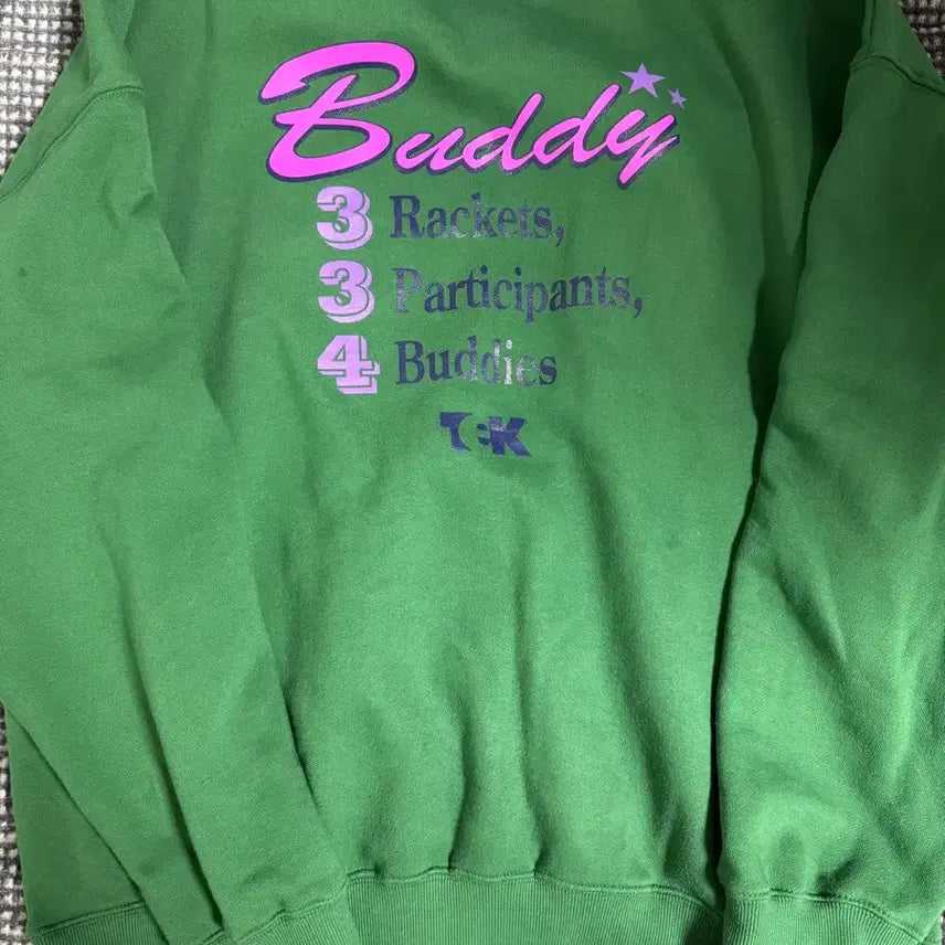 [BUNJANG] Teket Green Oversized Sweatshirt / [L] 테켓 맨투맨 그린