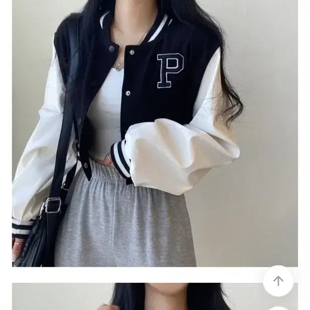 [BUNJANG] Dailyu Y2k Varsity Jacket / 데일리유 바시티자켓