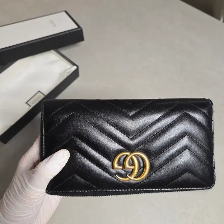 [BUNJANG] Gucci Marmont Matelasse Long Wallet / 구찌 마몽 마틀라세 지갑