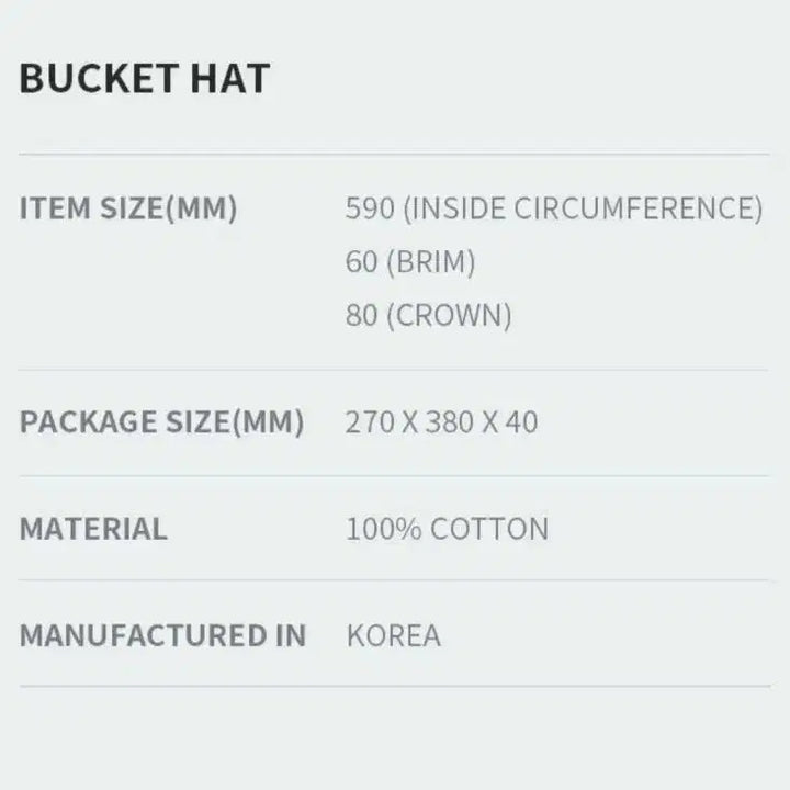 [BUNJANG] BTS Map of the Soul ON:E Bucket Hat / 방탄소년단 BTS 맵솔콘 투어 엠디 버킷햇 모자