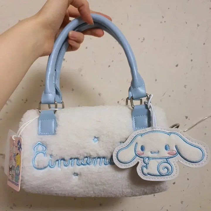 [SOLD OUT] 산리오 헬로키티 시나모롤 뽀글이 토트백 가방