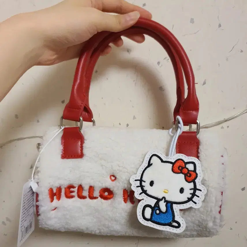 [SOLD OUT] 산리오 헬로키티 시나모롤 뽀글이 토트백 가방