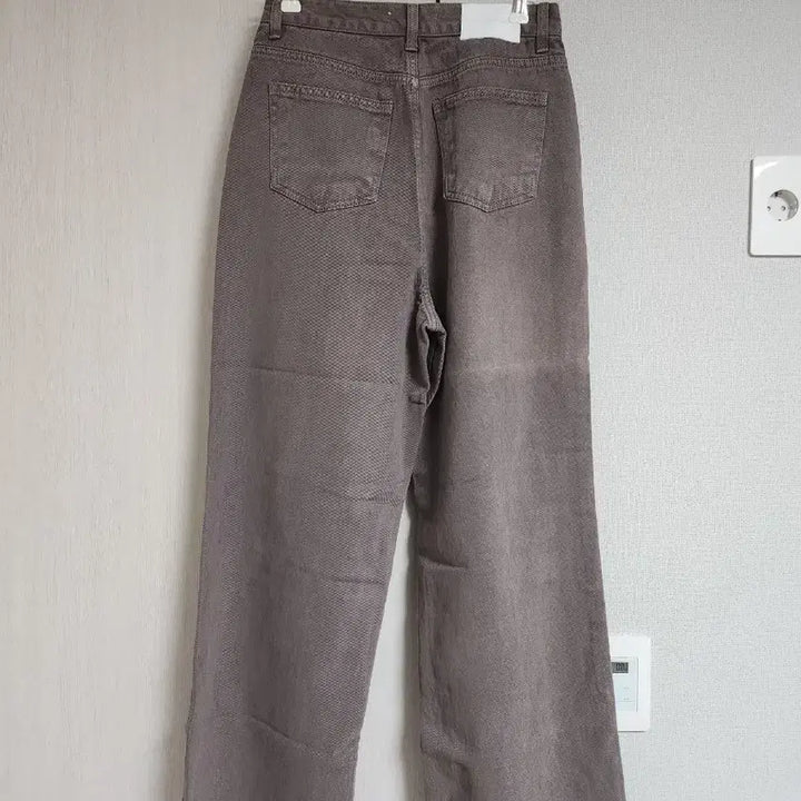 [BUNJANG] Brown Wide Denim Pants / 브라운 와이드 데님 팬츠