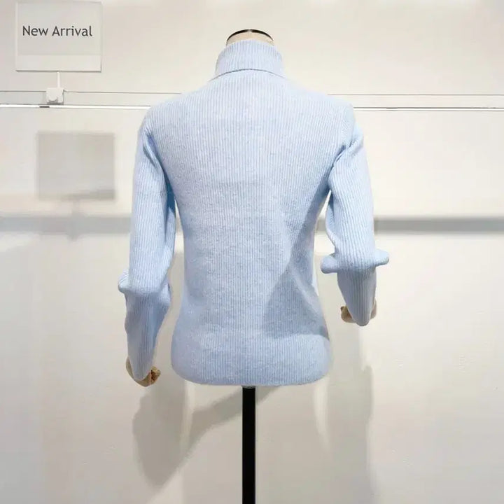 [BUNJANG] It MICHAA Ribbed Knit Turtleneck Pullover 66 / 잇미샤 목폴라 골지 니트 풀오버 66