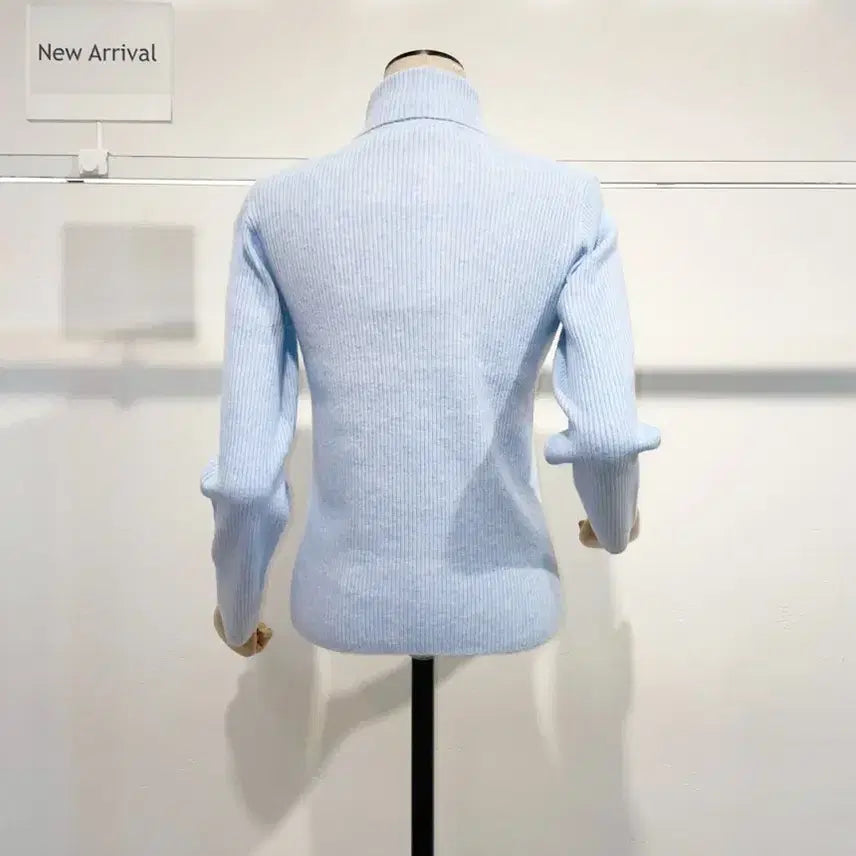 [BUNJANG] It MICHAA Ribbed Knit Turtleneck Pullover 66 / 잇미샤 목폴라 골지 니트 풀오버 66