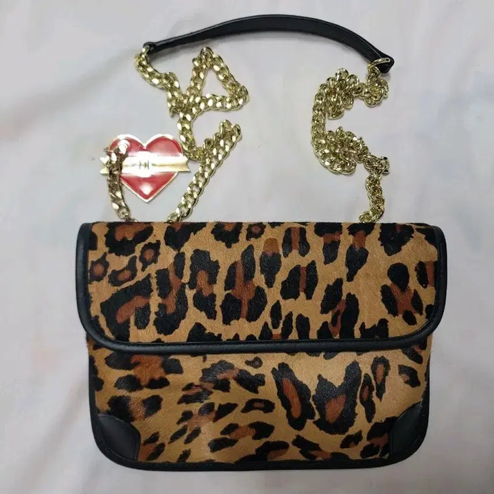 [BUNJANG] Leopard Pattern Chain Mini Bag / 레오파드 패턴 체인 미니백