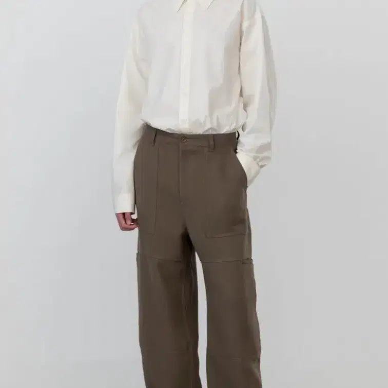 [BUNJANG] In Silence Loose Fit Poplin Shirt L Size / 인사일런스 루즈핏 포플린 셔츠 L사이즈